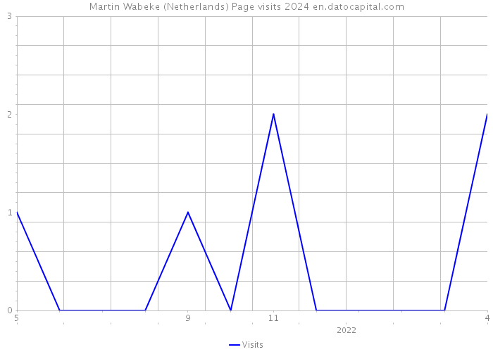 Martin Wabeke (Netherlands) Page visits 2024 