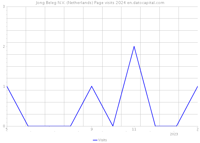 Jong Beleg N.V. (Netherlands) Page visits 2024 