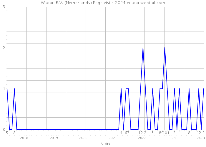 Wodan B.V. (Netherlands) Page visits 2024 