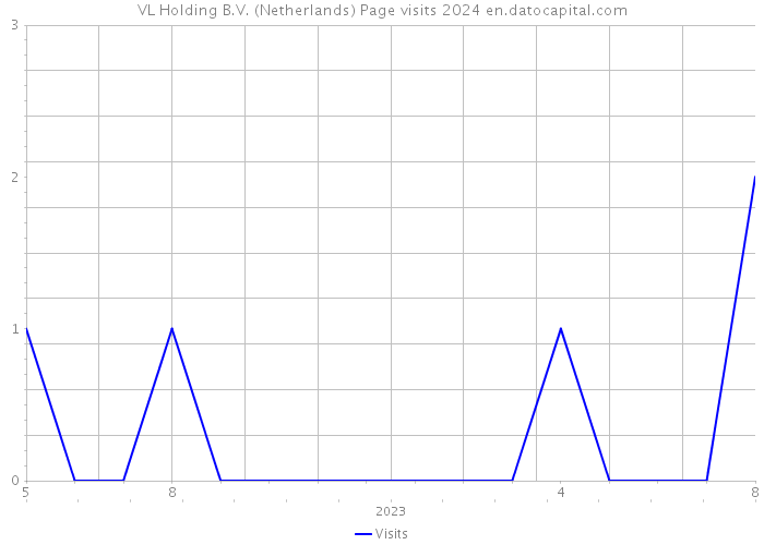 VL Holding B.V. (Netherlands) Page visits 2024 