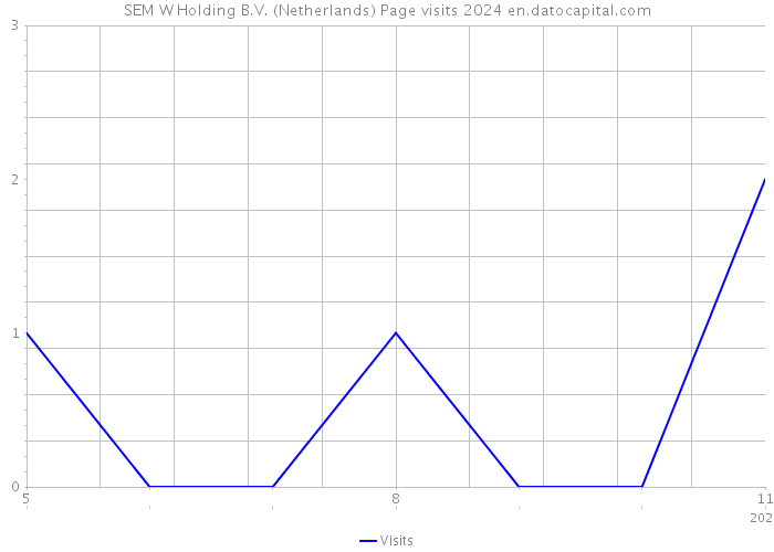 SEM W Holding B.V. (Netherlands) Page visits 2024 