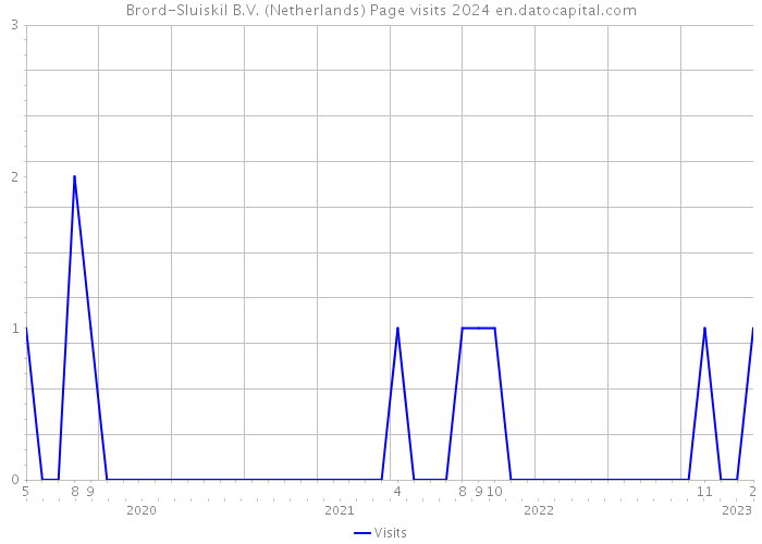 Brord-Sluiskil B.V. (Netherlands) Page visits 2024 