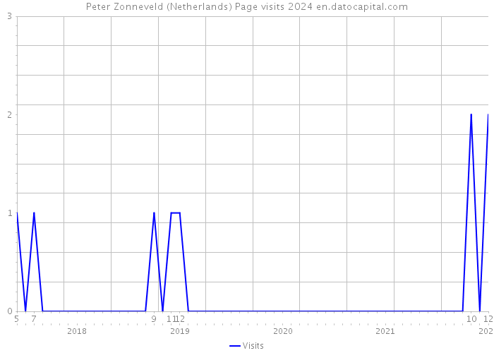 Peter Zonneveld (Netherlands) Page visits 2024 