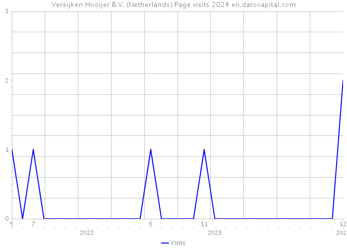 Vereijken Hooijer B.V. (Netherlands) Page visits 2024 