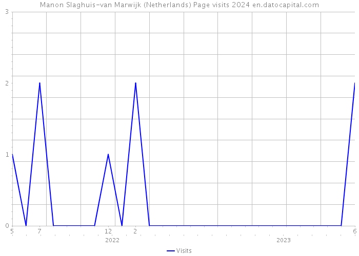 Manon Slaghuis-van Marwijk (Netherlands) Page visits 2024 