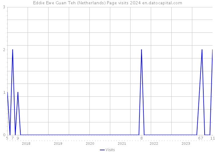 Eddie Ewe Guan Teh (Netherlands) Page visits 2024 