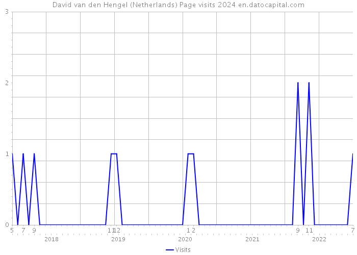 David van den Hengel (Netherlands) Page visits 2024 