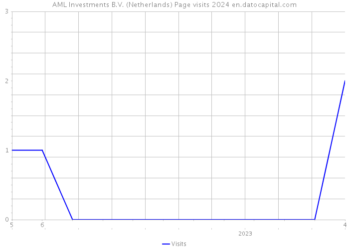 AML Investments B.V. (Netherlands) Page visits 2024 