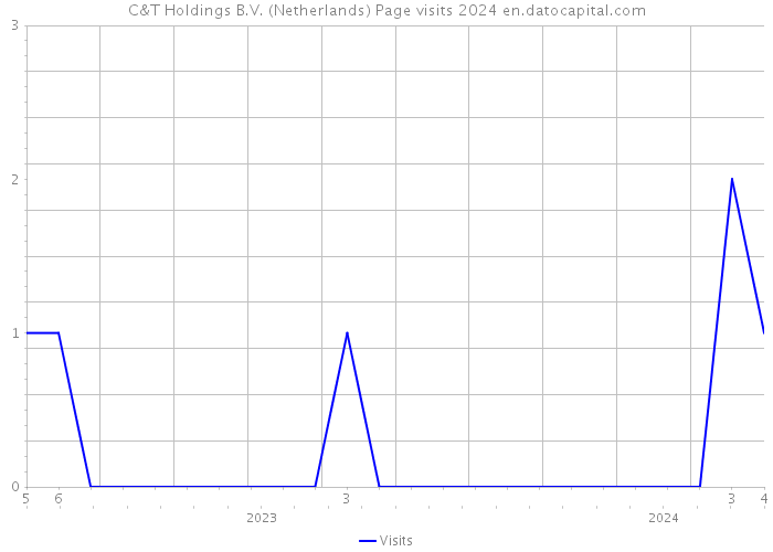 C&T Holdings B.V. (Netherlands) Page visits 2024 