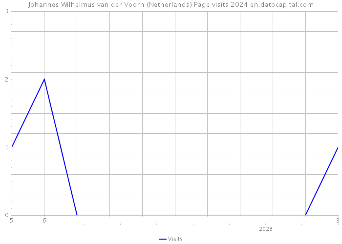 Johannes Wilhelmus van der Voorn (Netherlands) Page visits 2024 