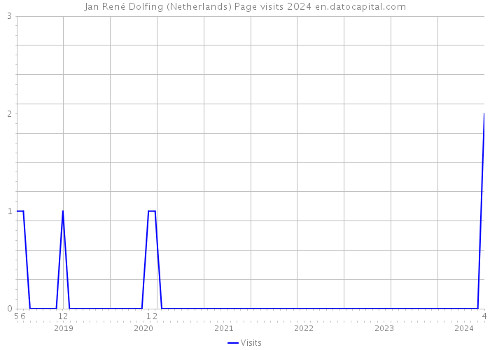Jan René Dolfing (Netherlands) Page visits 2024 