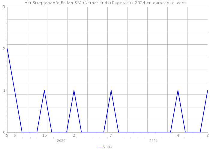 Het Bruggehoofd Beilen B.V. (Netherlands) Page visits 2024 