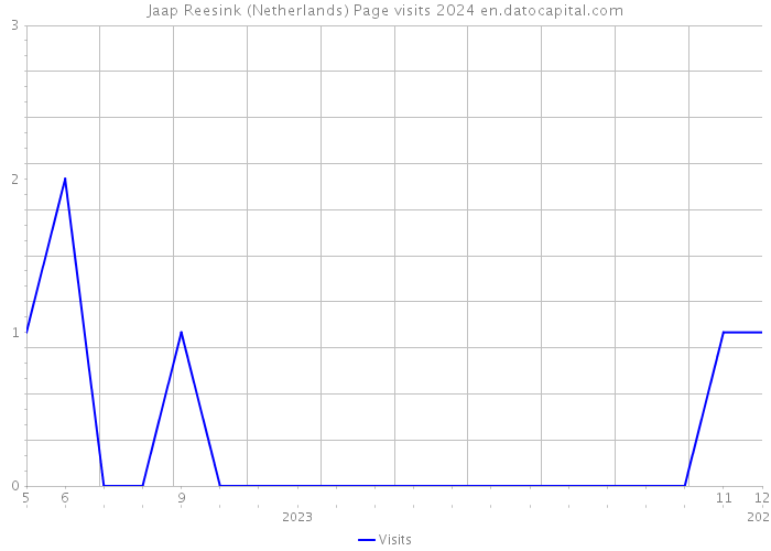 Jaap Reesink (Netherlands) Page visits 2024 