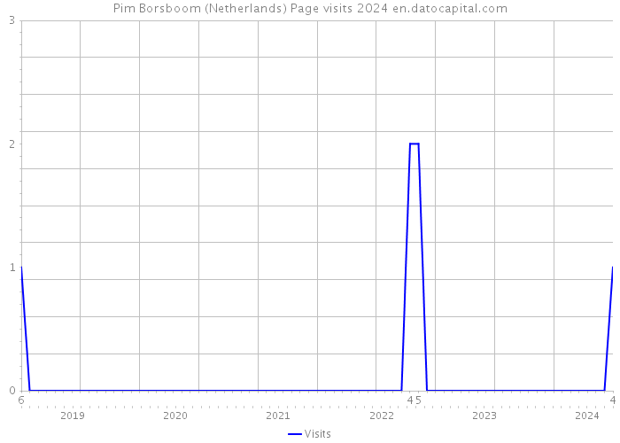 Pim Borsboom (Netherlands) Page visits 2024 
