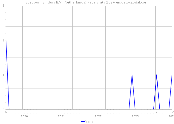 Bosboom Binders B.V. (Netherlands) Page visits 2024 