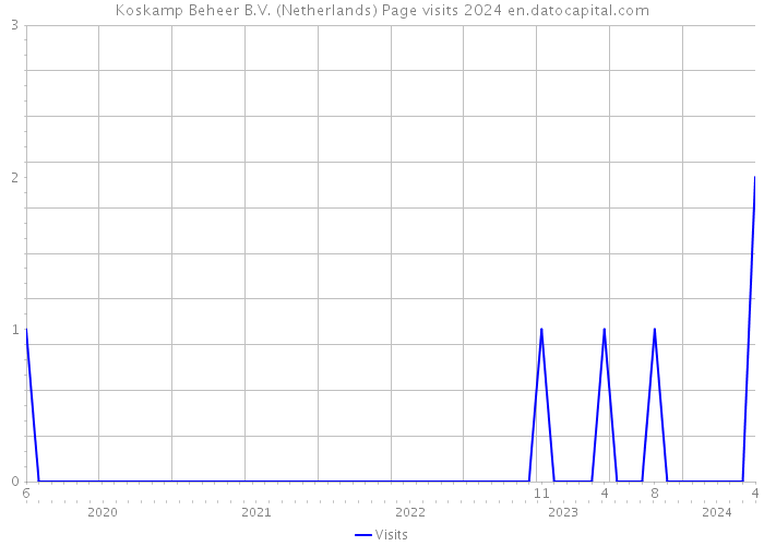 Koskamp Beheer B.V. (Netherlands) Page visits 2024 