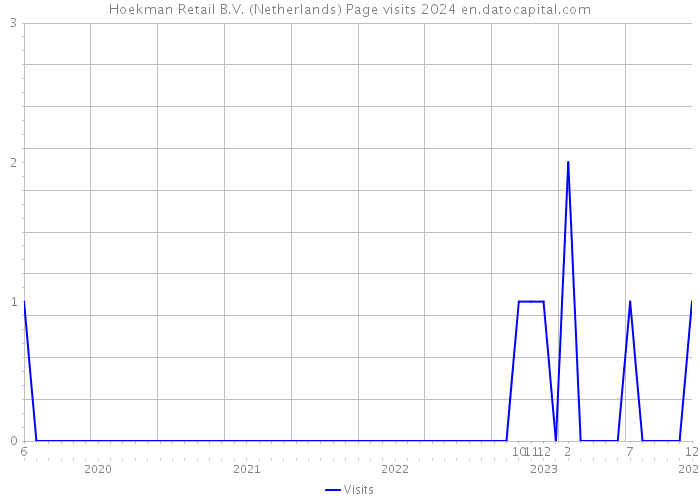 Hoekman Retail B.V. (Netherlands) Page visits 2024 