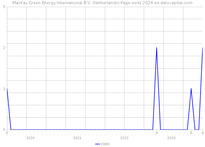 MacKay Green Energy International B.V. (Netherlands) Page visits 2024 