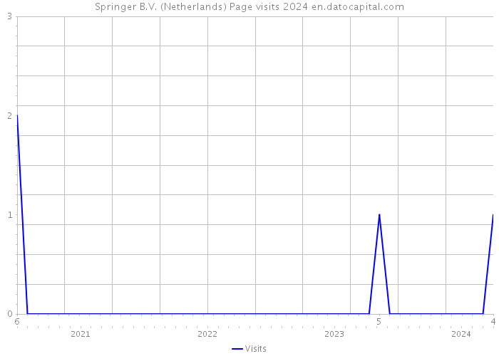 Springer B.V. (Netherlands) Page visits 2024 