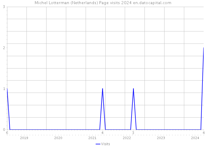 Michel Lotterman (Netherlands) Page visits 2024 