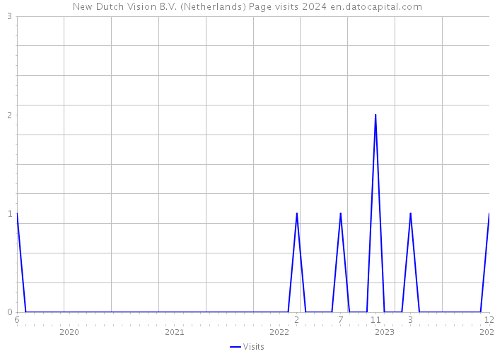 New Dutch Vision B.V. (Netherlands) Page visits 2024 