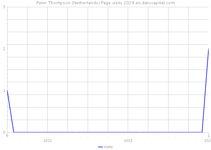 Peter Thompson (Netherlands) Page visits 2024 