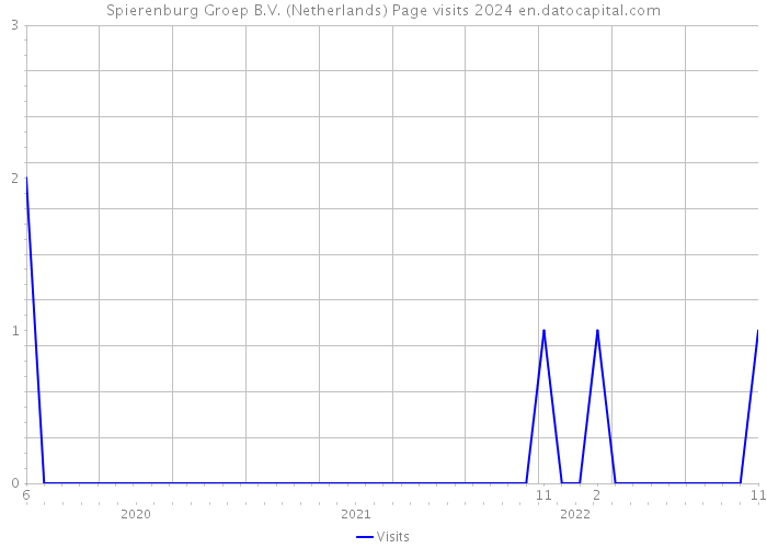 Spierenburg Groep B.V. (Netherlands) Page visits 2024 