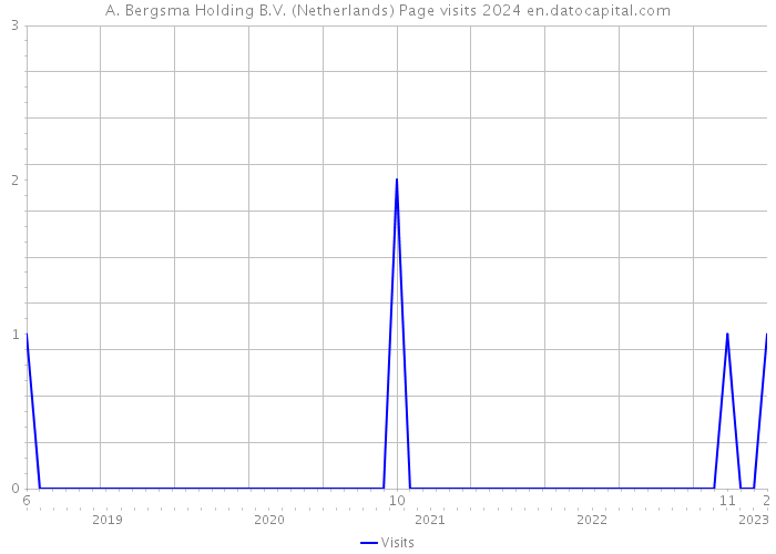 A. Bergsma Holding B.V. (Netherlands) Page visits 2024 