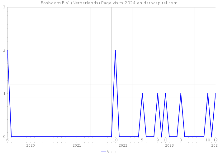 Bosboom B.V. (Netherlands) Page visits 2024 