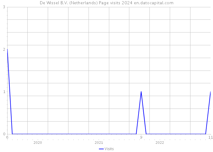 De Wissel B.V. (Netherlands) Page visits 2024 