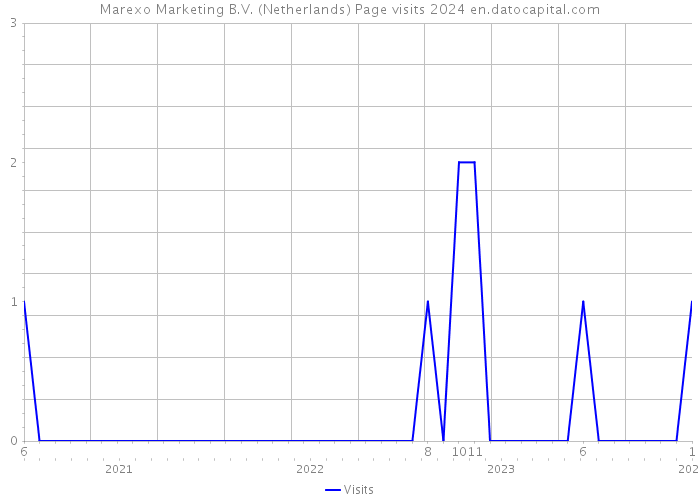Marexo Marketing B.V. (Netherlands) Page visits 2024 