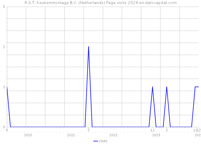 R.S.T. Keukenmontage B.V. (Netherlands) Page visits 2024 
