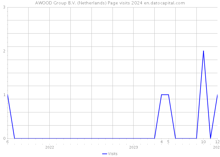 AWOOD Group B.V. (Netherlands) Page visits 2024 
