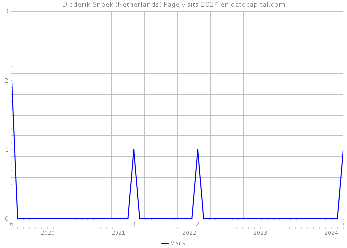 Diederik Snoek (Netherlands) Page visits 2024 