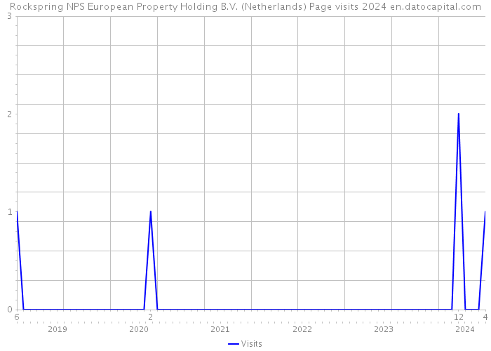 Rockspring NPS European Property Holding B.V. (Netherlands) Page visits 2024 