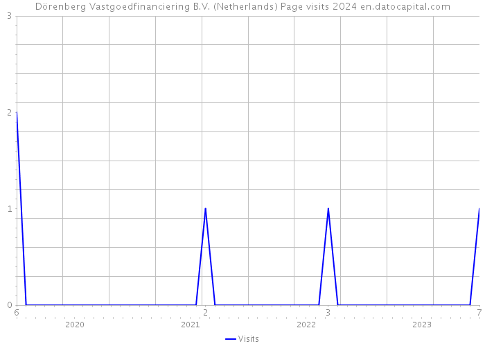 Dörenberg Vastgoedfinanciering B.V. (Netherlands) Page visits 2024 