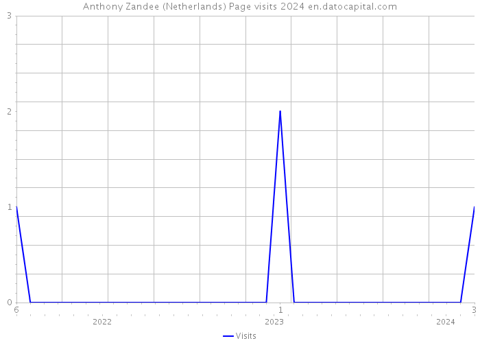 Anthony Zandee (Netherlands) Page visits 2024 