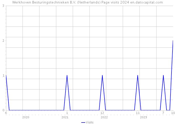 Werkhoven Besturingstechnieken B.V. (Netherlands) Page visits 2024 