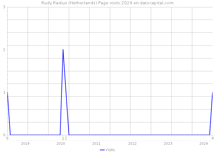 Rudy Radius (Netherlands) Page visits 2024 