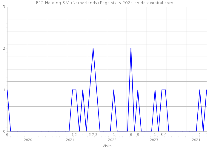 F12 Holding B.V. (Netherlands) Page visits 2024 