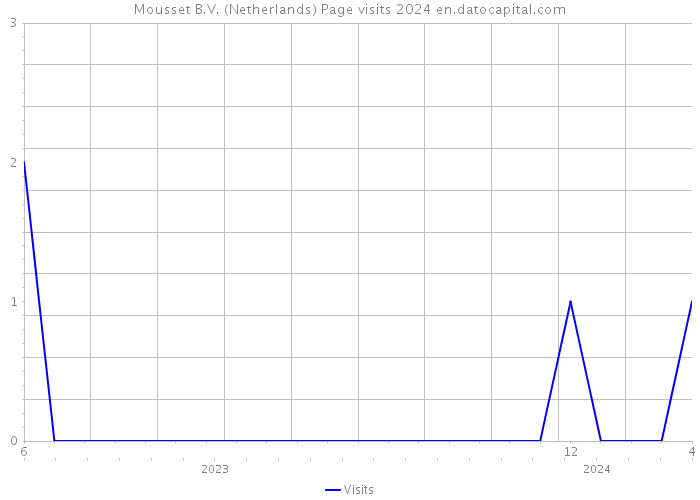 Mousset B.V. (Netherlands) Page visits 2024 