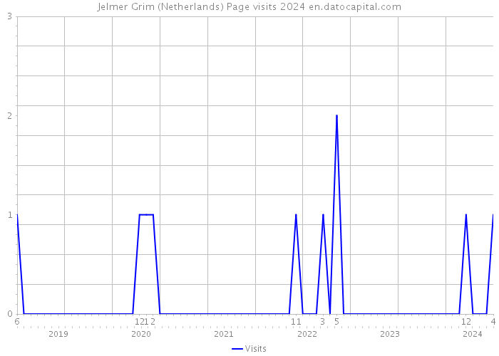 Jelmer Grim (Netherlands) Page visits 2024 