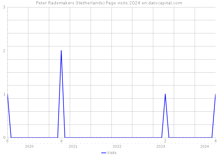 Peter Rademakers (Netherlands) Page visits 2024 