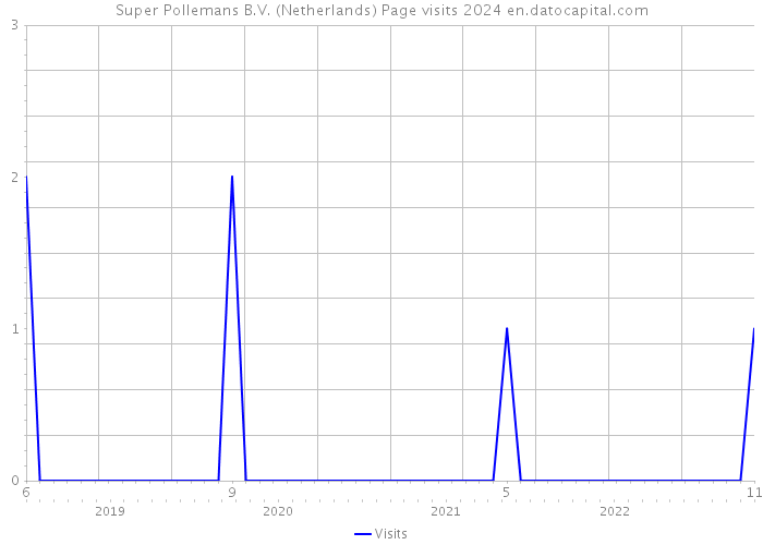 Super Pollemans B.V. (Netherlands) Page visits 2024 