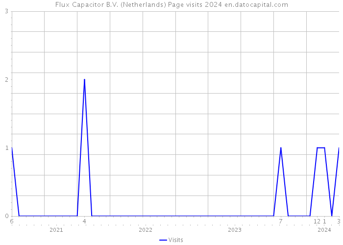 Flux Capacitor B.V. (Netherlands) Page visits 2024 