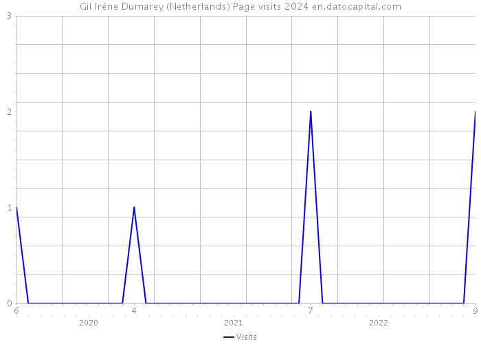 Gil Iréne Dumarey (Netherlands) Page visits 2024 