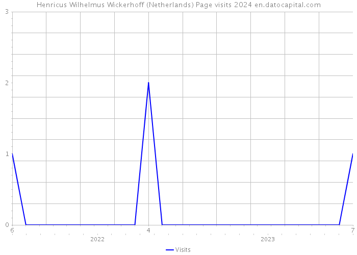 Henricus Wilhelmus Wickerhoff (Netherlands) Page visits 2024 