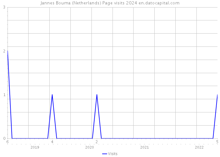 Jannes Bouma (Netherlands) Page visits 2024 
