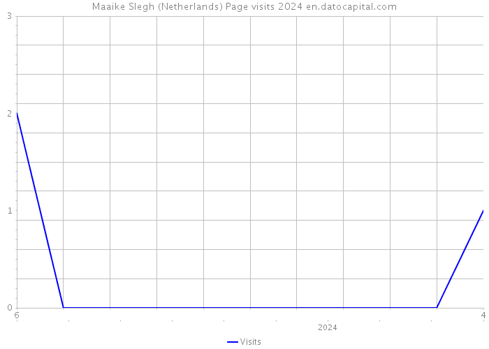 Maaike Slegh (Netherlands) Page visits 2024 