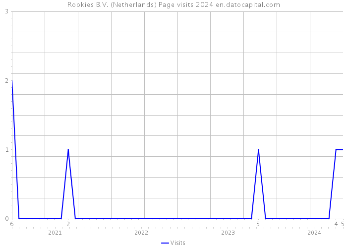 Rookies B.V. (Netherlands) Page visits 2024 